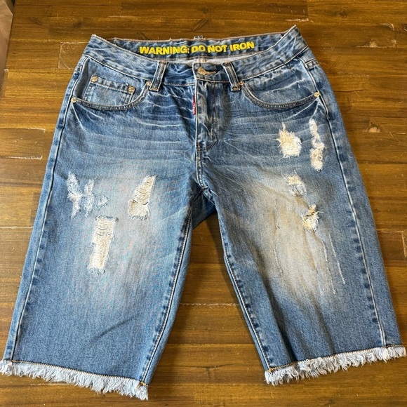 DSQUARED2 Other - Dsquared Wash Distressed Holes/Rips Denim Shorts